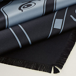 Quadrige fringed scarf 80 | Hermès USA